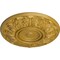 Ekena Millwork Whitman Ceiling Medallion (For Canopies up to 3 3/4"), Hand-Painted Iridescent Gold, 13"OD x 1 3/8"P CM13WHIGS - alternate 4
